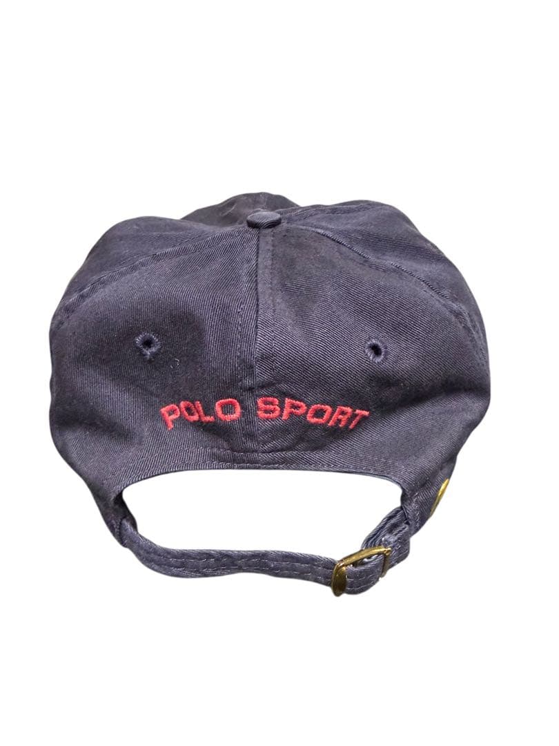 【希少USA製】ポロベア キャップ POLO RALPH LAUREN ネイビー