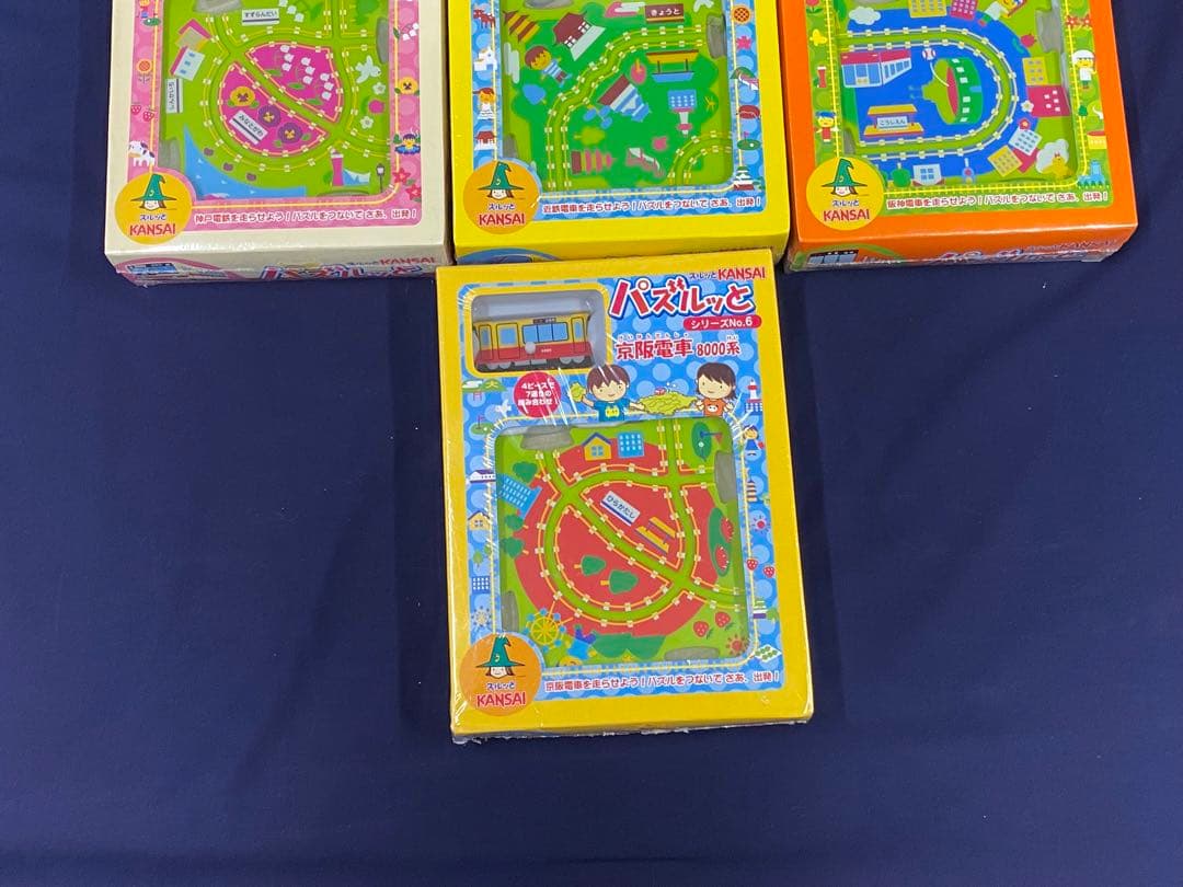 スルッとKANSAI パズルッと　ハローキティのでんひゃパズル　まとめ売り