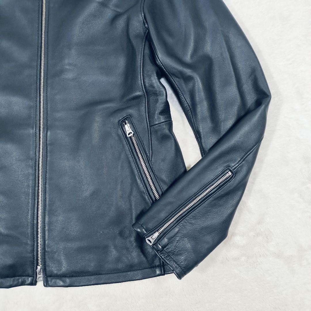 【大きい☆XL】フリークストア　シングルライダース ジャケット　ブラック