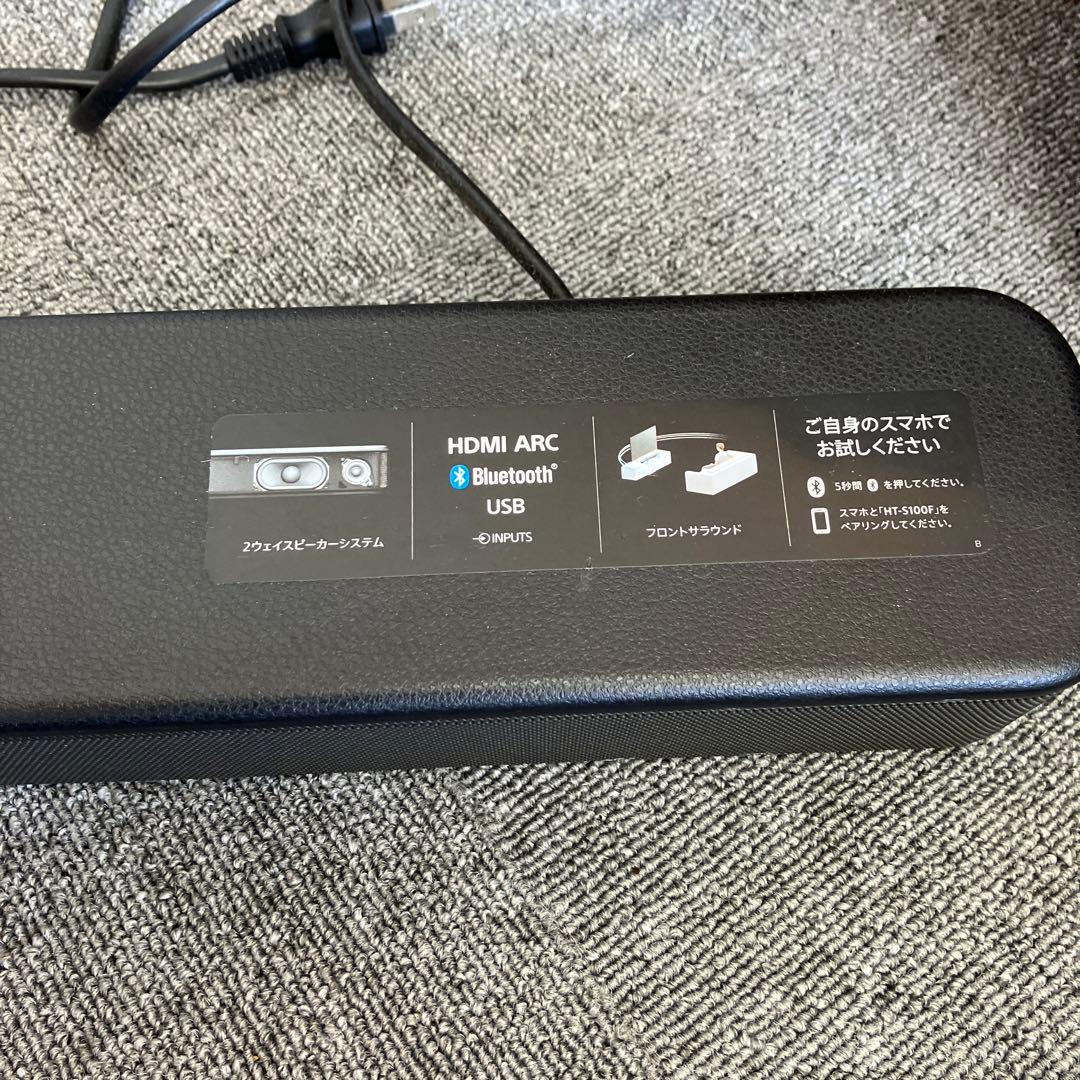 SONY ソニー　Bluetooth サウンドバー　スピーカー　HT-S100F
