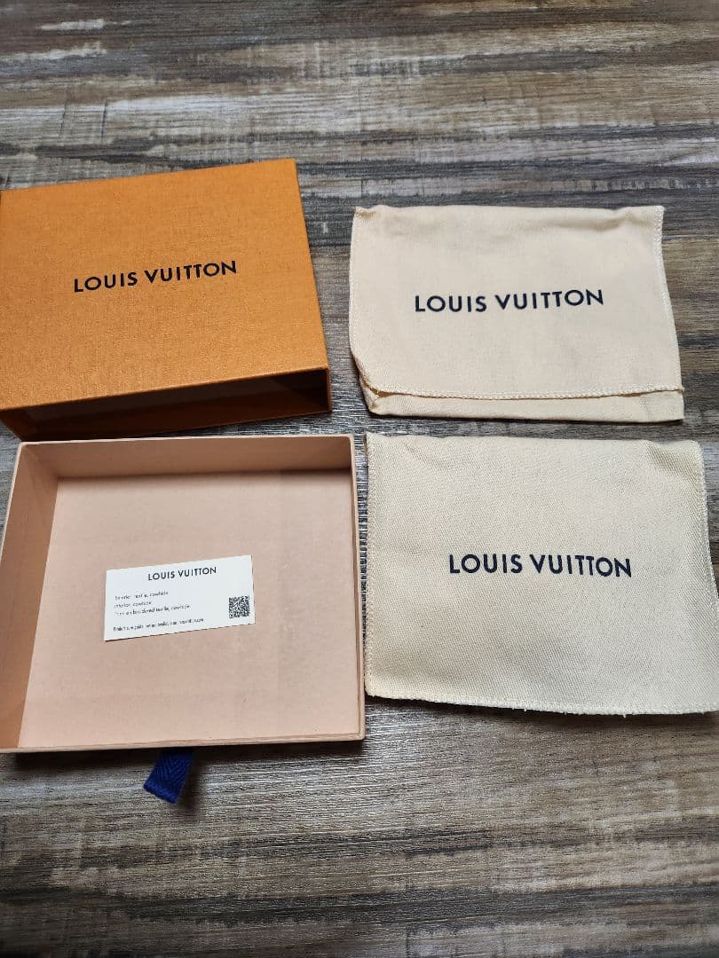 LOUIS VUITTON 二つ折り財布 ブラウン/ベージュ
