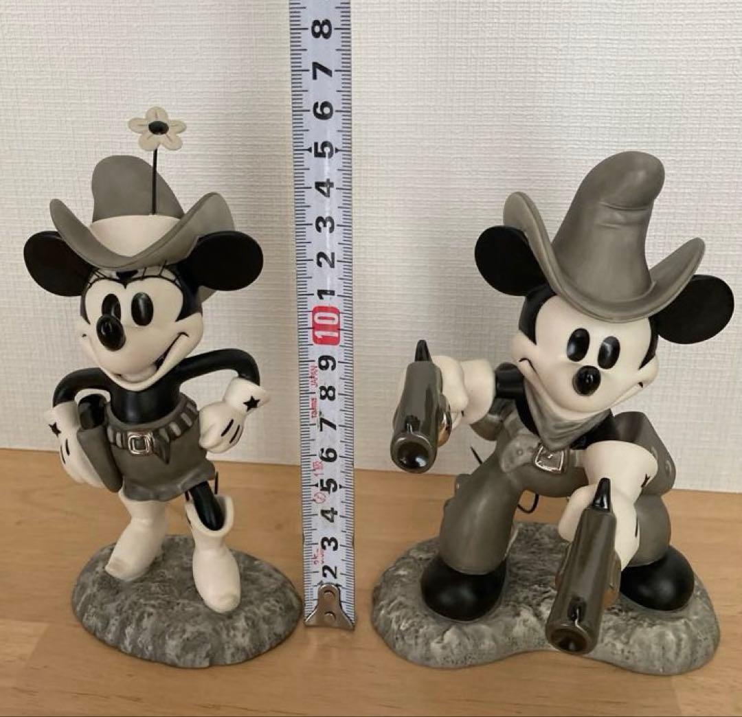 ディズニー WDCC ミッキー　ミニー　カウボーイ　置物 フィギュア レア