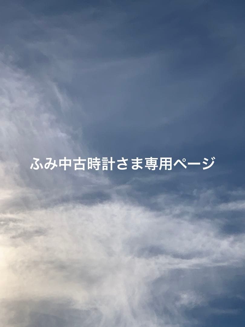 ふみ中古時計ページ