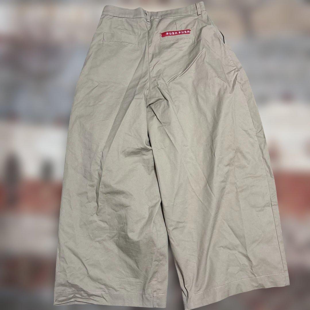pushpush チノパンツ　タグあり　箱あり　ワイド