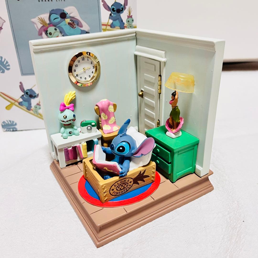 ディズニーストア　スティッチ　スクランプ　LED フィギュア