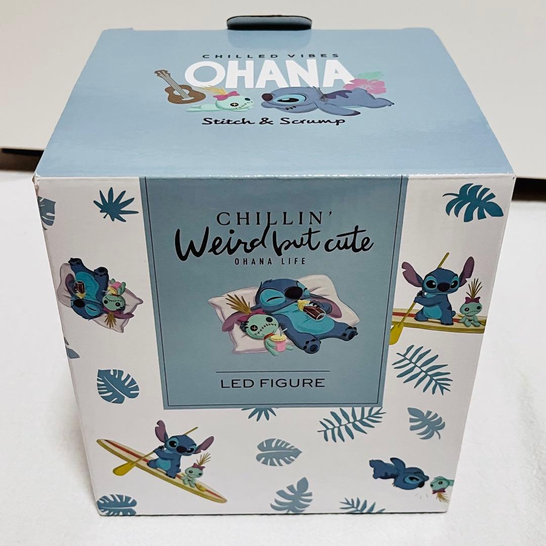 ディズニーストア　スティッチ　スクランプ　LED フィギュア