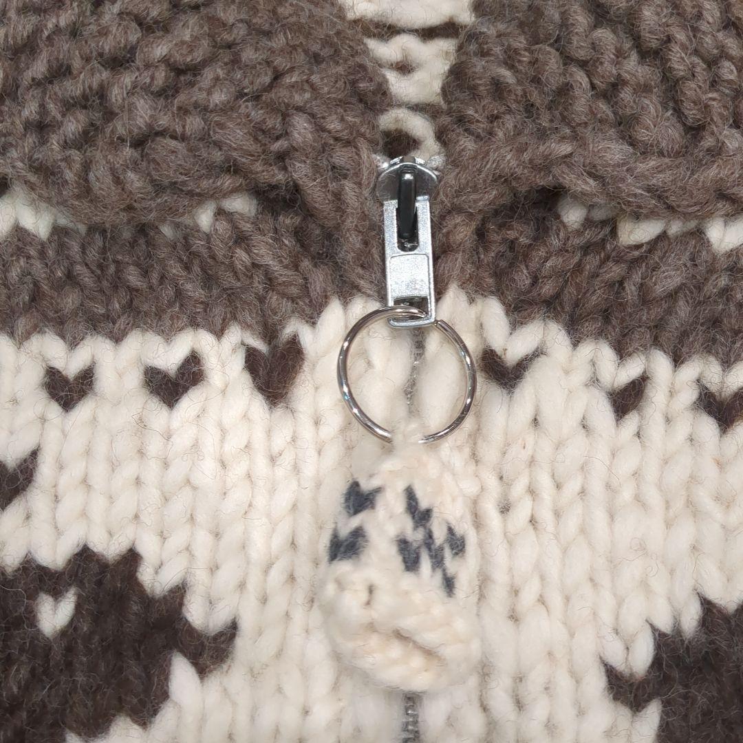 【新品/未使用】カナダ製/カウチンセーター/サイズ46(XL-3L相当)ラスト1