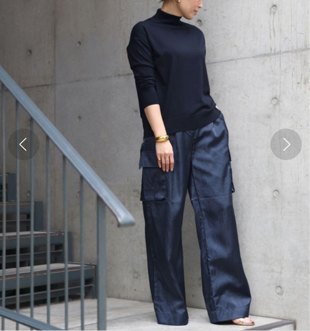 新品未使用タグ付★*【Tibi/ティビ】 SHINY NYLON カーゴパンツ