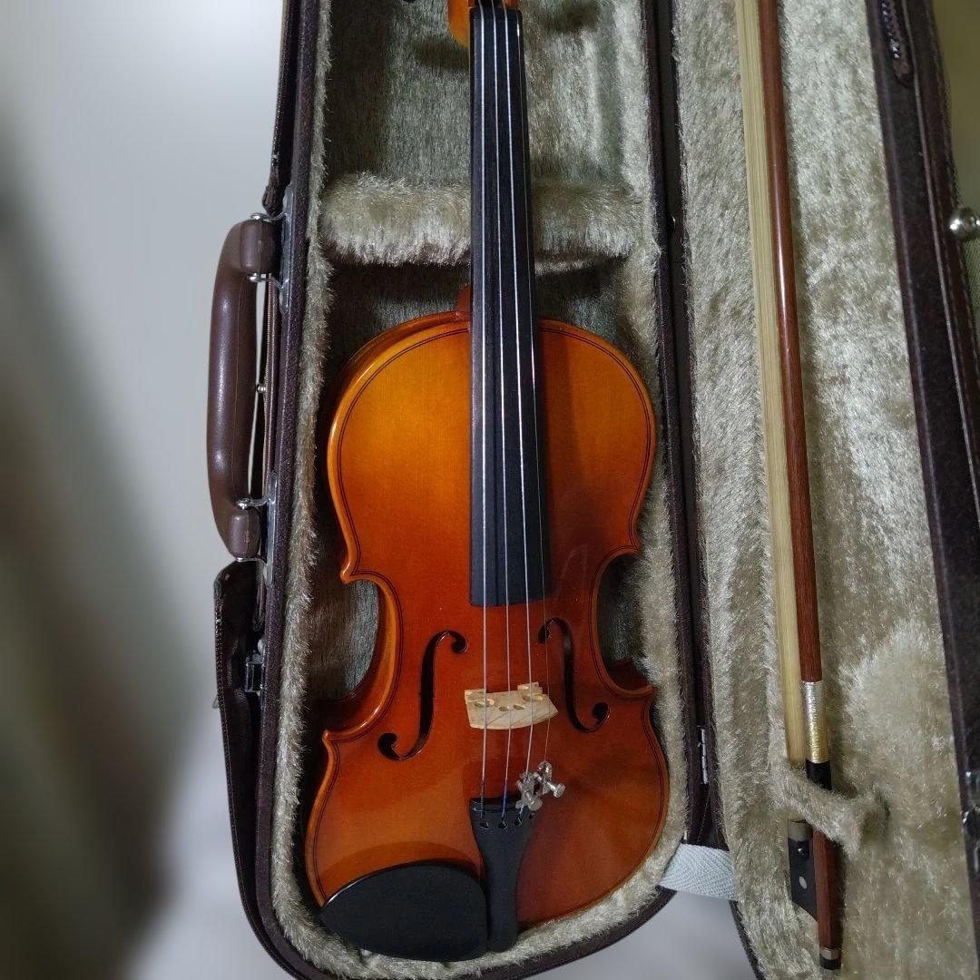 ♥7才前後の子供用♥スズキバイオリン1/4♥品番200♥弓、ケ―ス、松脂付き