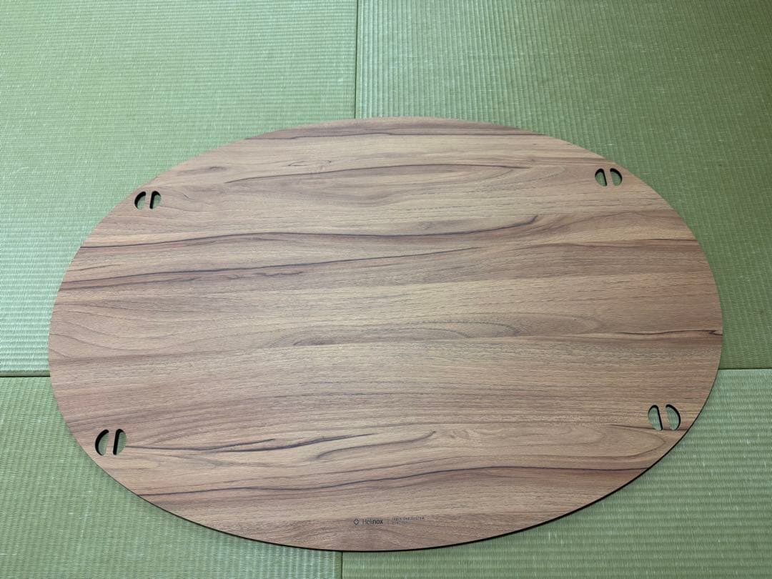 Helinoxヘリノックス天板テーブルトップ　オーバルクラシックウォールナット
