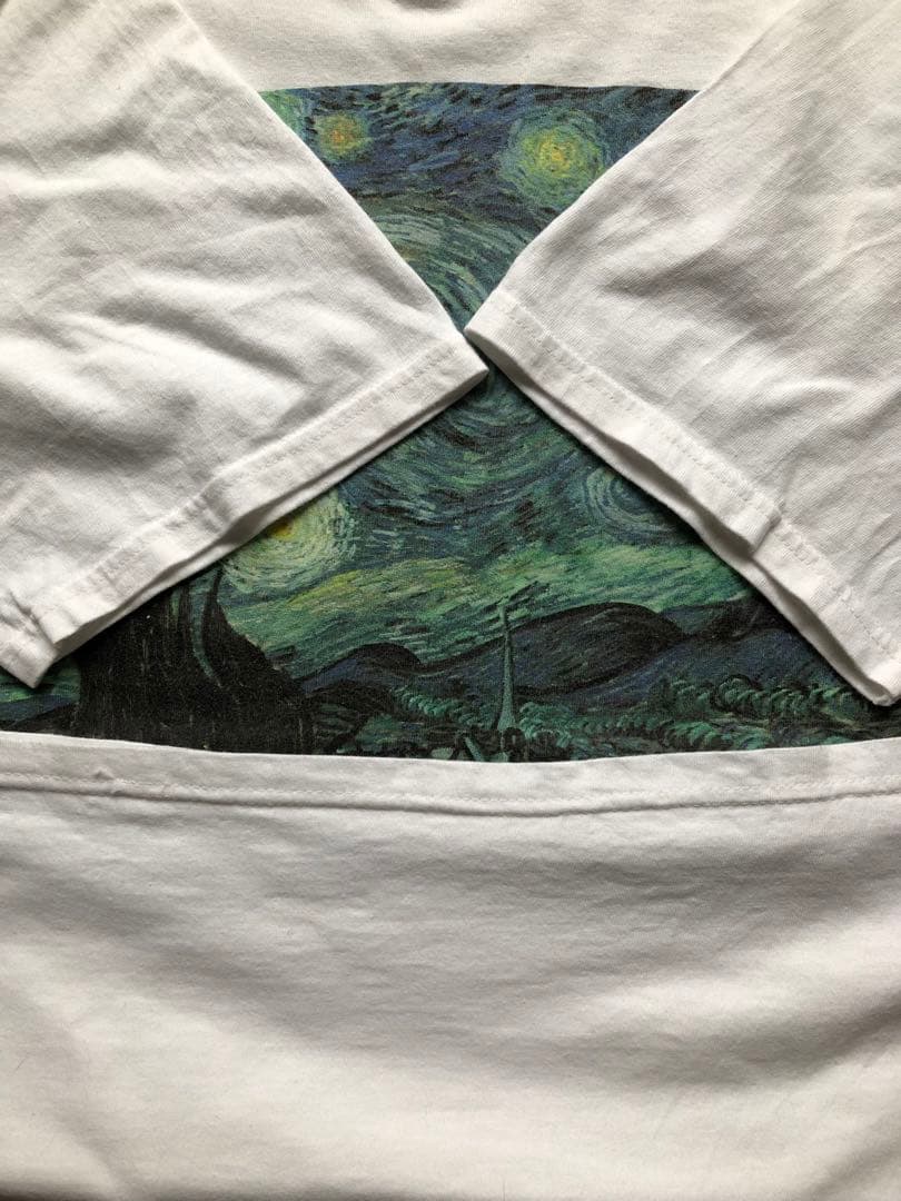 90s vintage Vincent van Goghゴッホ　星月夜 Tシャツ