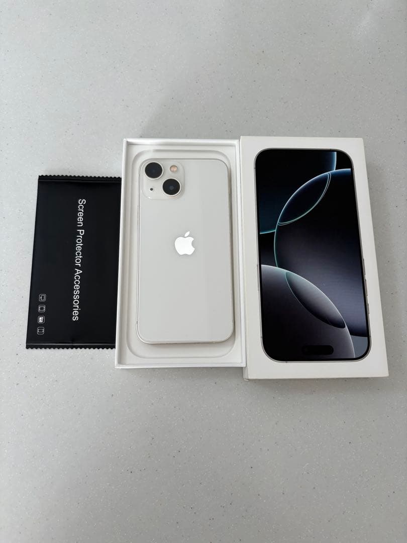 【美品】Apple iPhone 13 mini 128GB スターライト