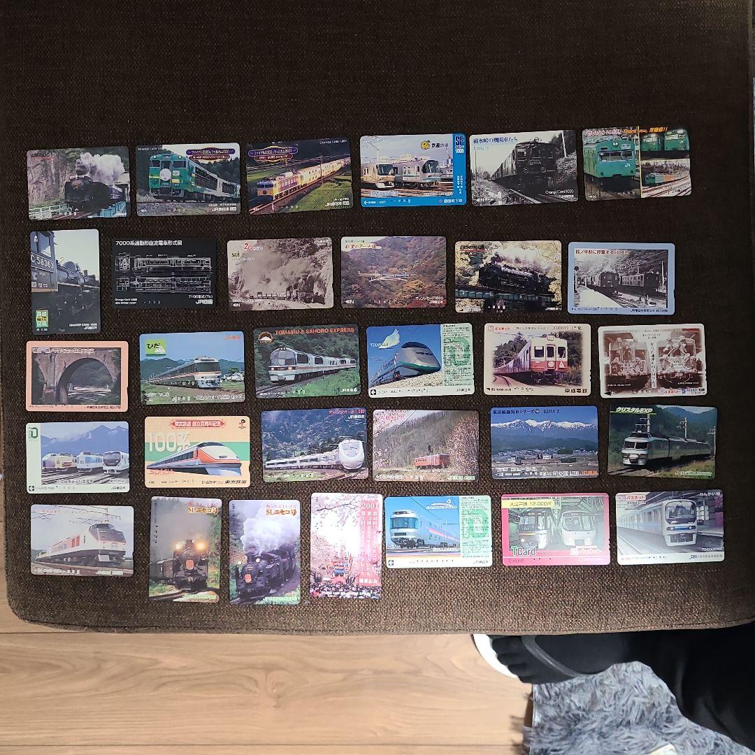 使用済　鉄道、電車、新幹線、蒸気機関車、汽車、オレンジカード450枚以上