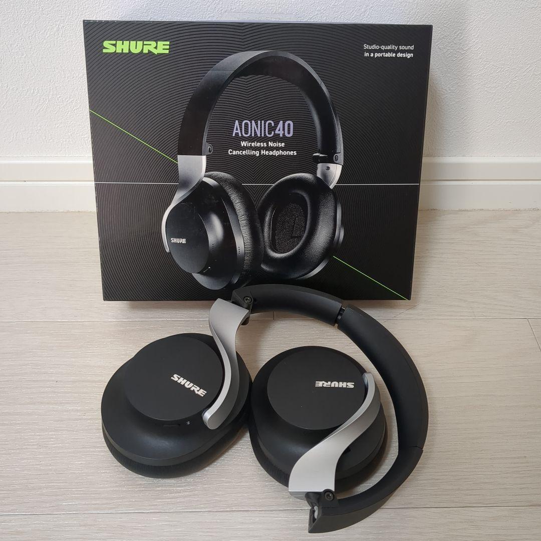 SHURE　ワイヤレスノイズキャンセリングヘッドホン　AONIC 40