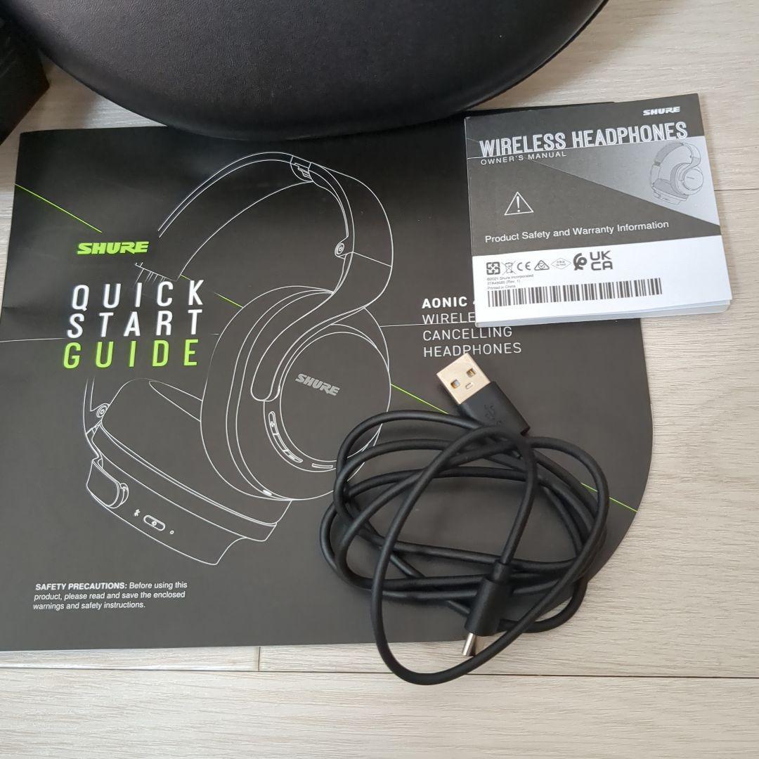 SHURE　ワイヤレスノイズキャンセリングヘッドホン　AONIC 40