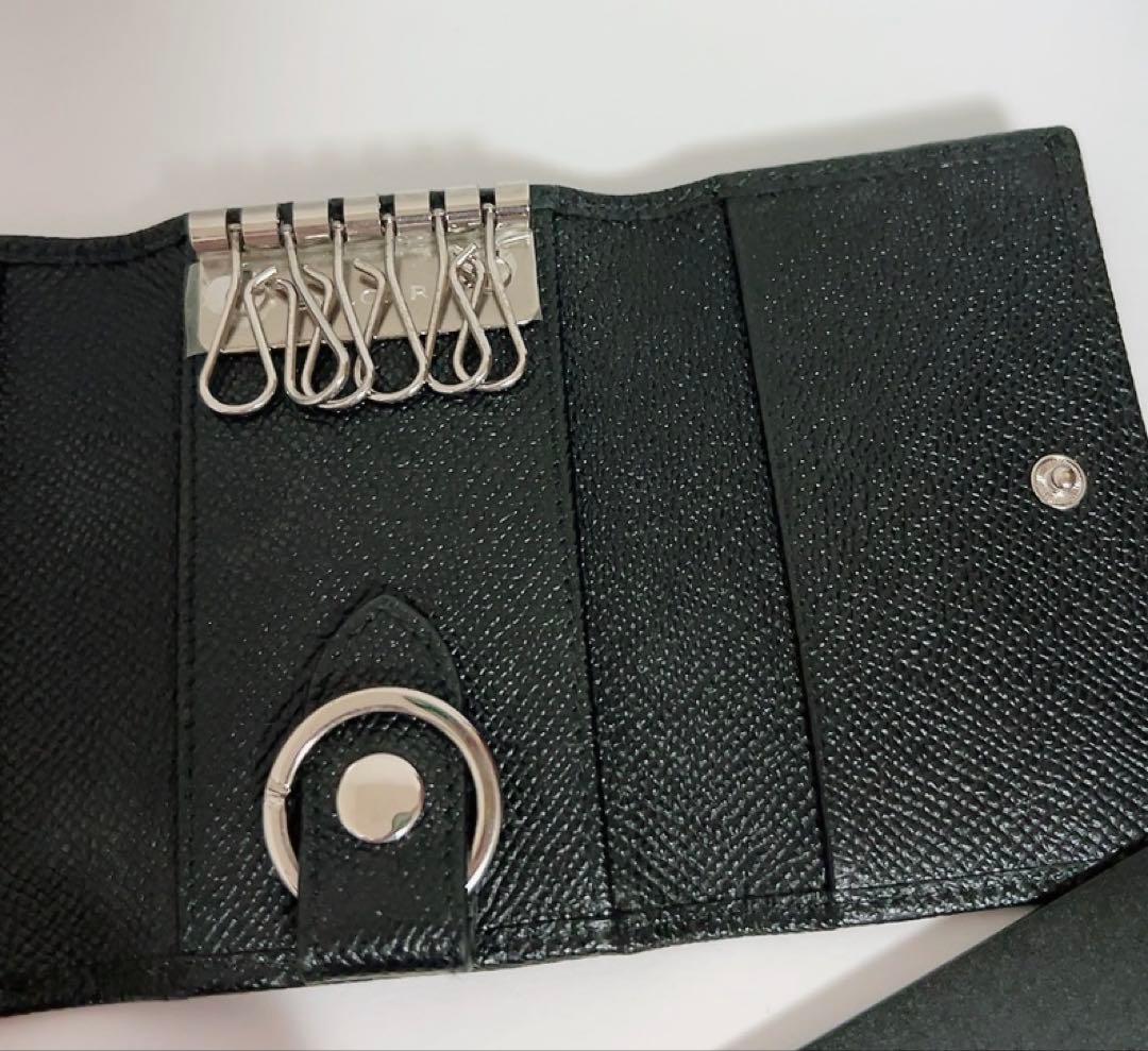 ブルガリ　BVLGARI キーケース　黒　ブラック　6連　未使用品