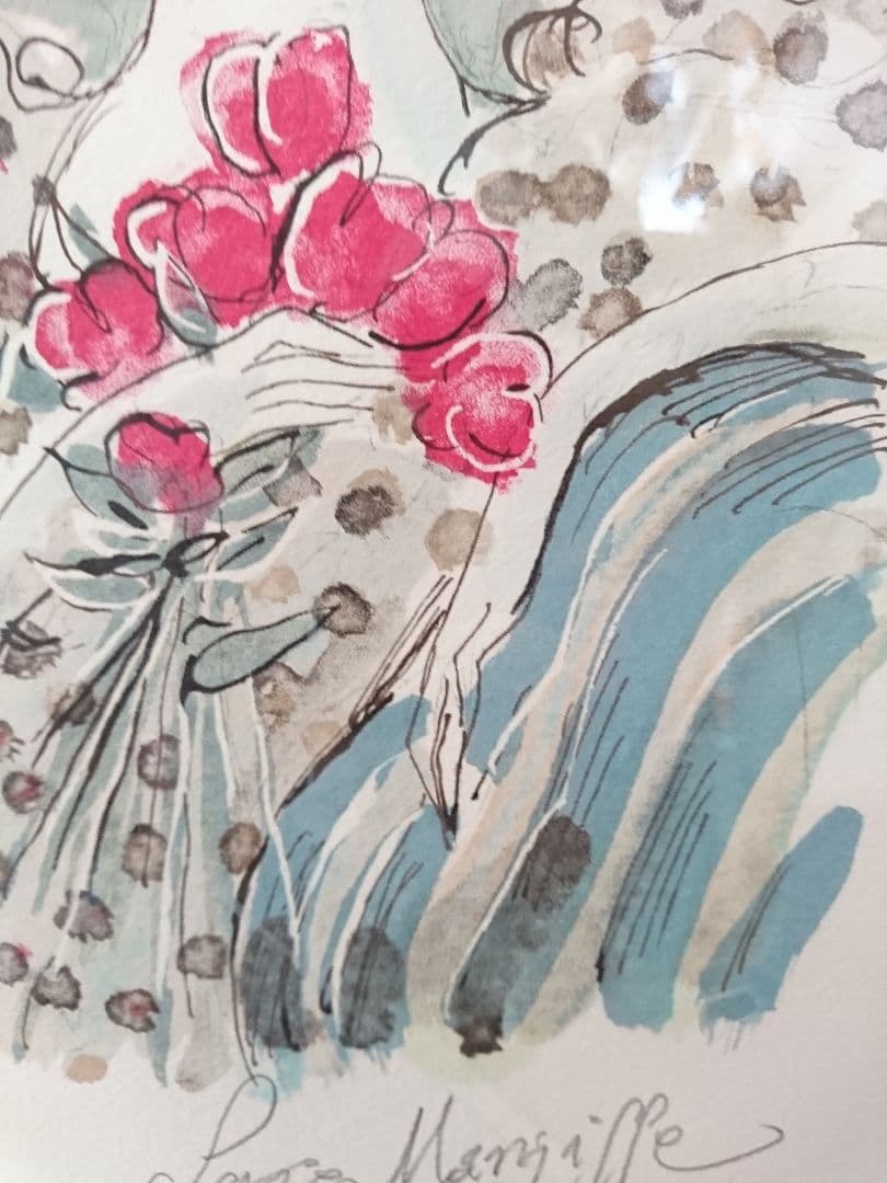 サージ マルジス SERGE MARJISSE『赤い花』