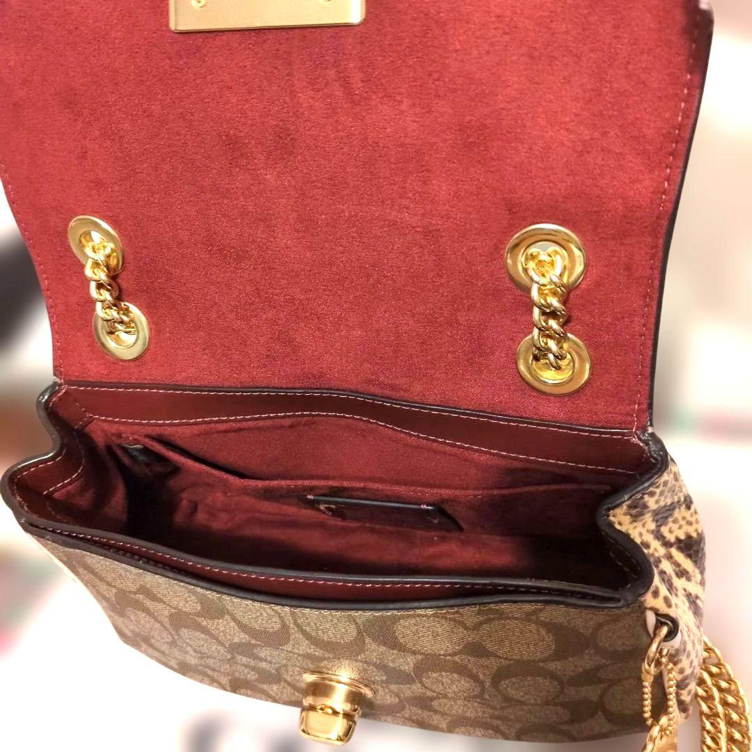 Coach ショルダーバッグ ホワイト/ブラウン