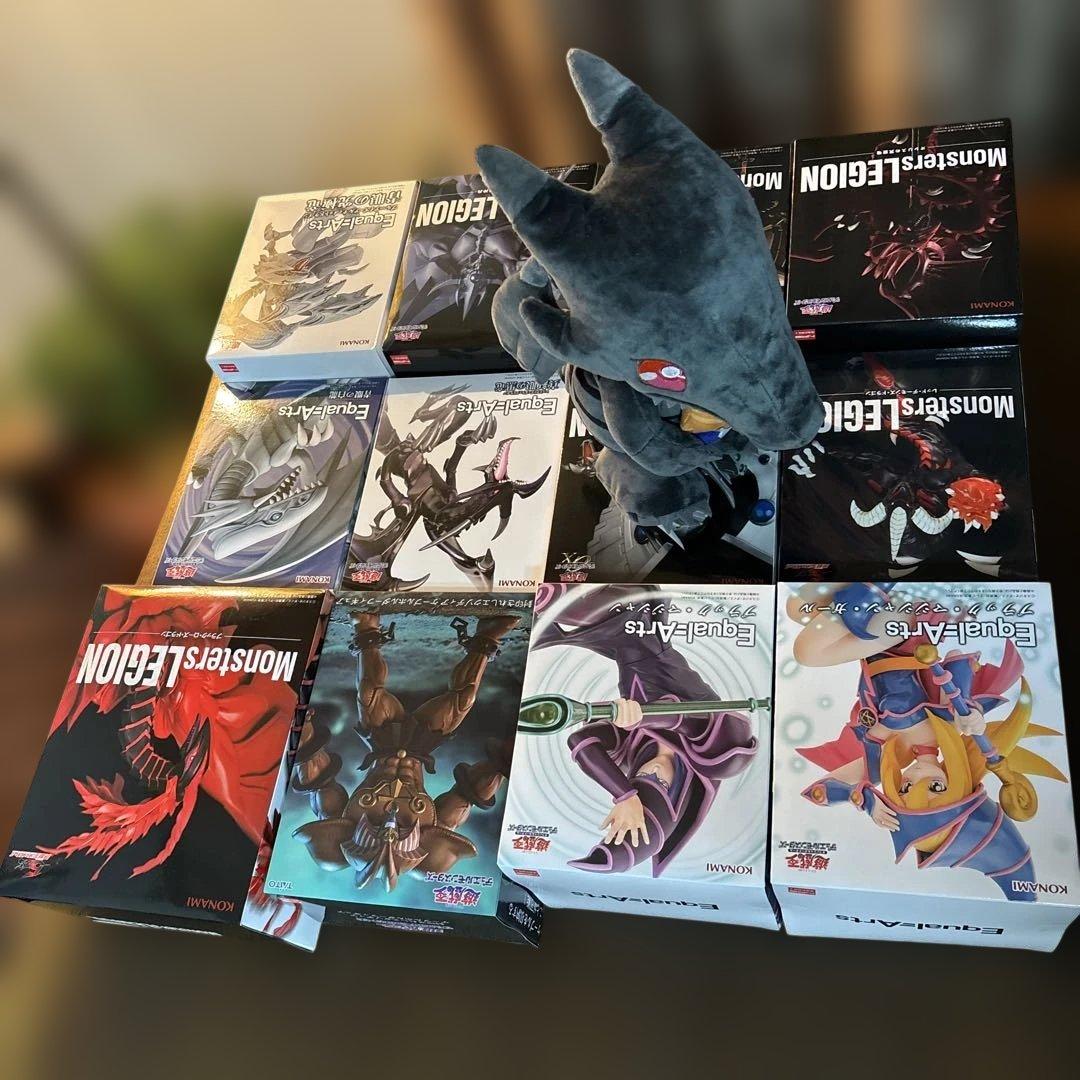 【ske48】遊戯王 デュエルモンスターズ フィギュア12体、ぬいぐるみ