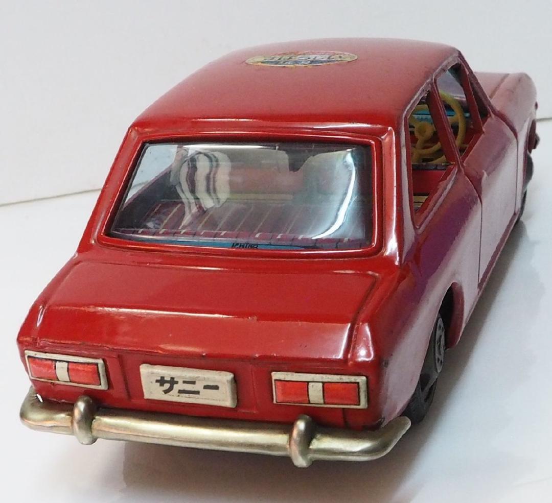 イチコー【ダットサン サニー1000デラックス ホイル1個交換】当時物ブリキ箱無