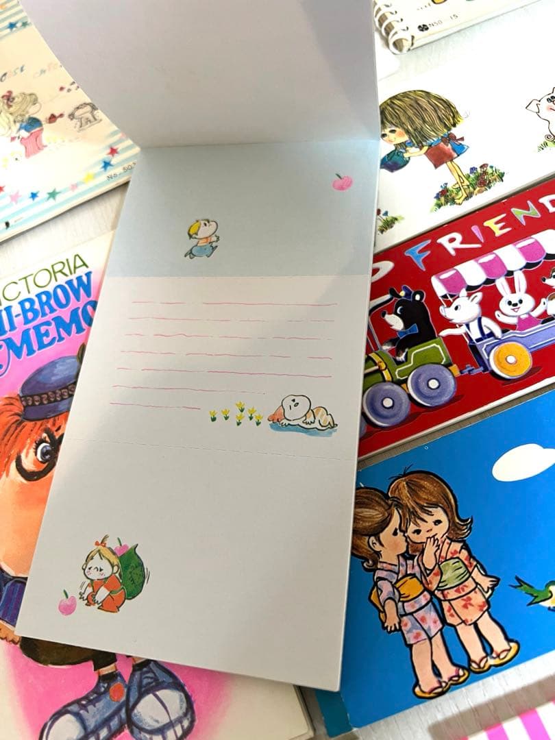 【即購入OK】昭和レトロ 当時物 メモ帳 まとめ売り水森亜土 サンリオ 他