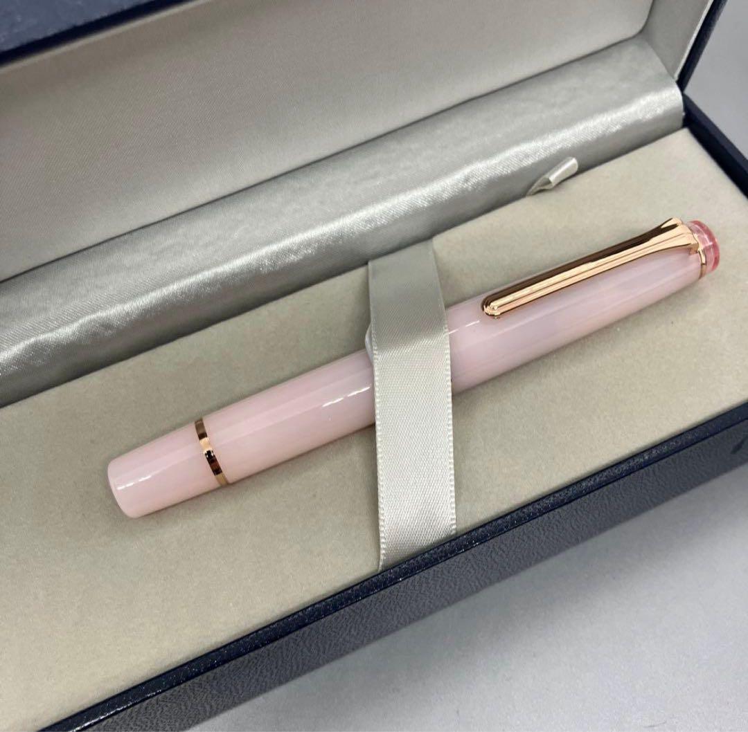 【新品】八文字屋 万年筆 久保桜ブルームピンク パルム
