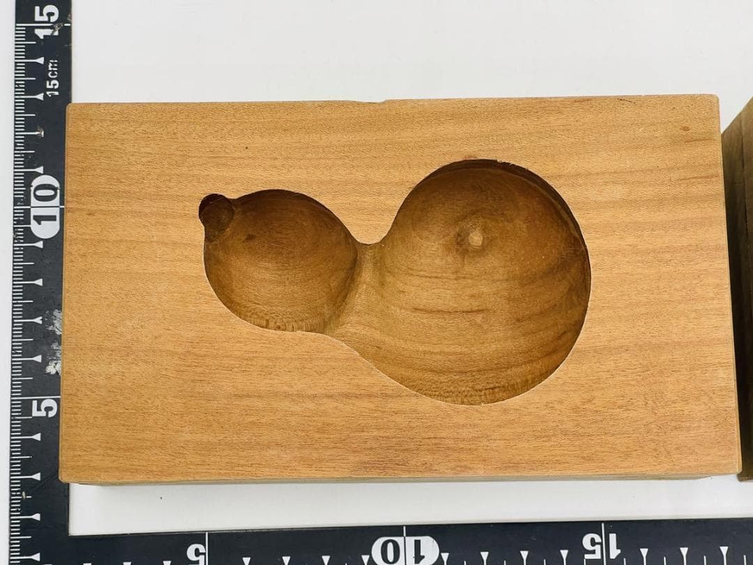 京都老舗「有次」製 上質和菓子木型 2種 美品 菓子型 お菓子