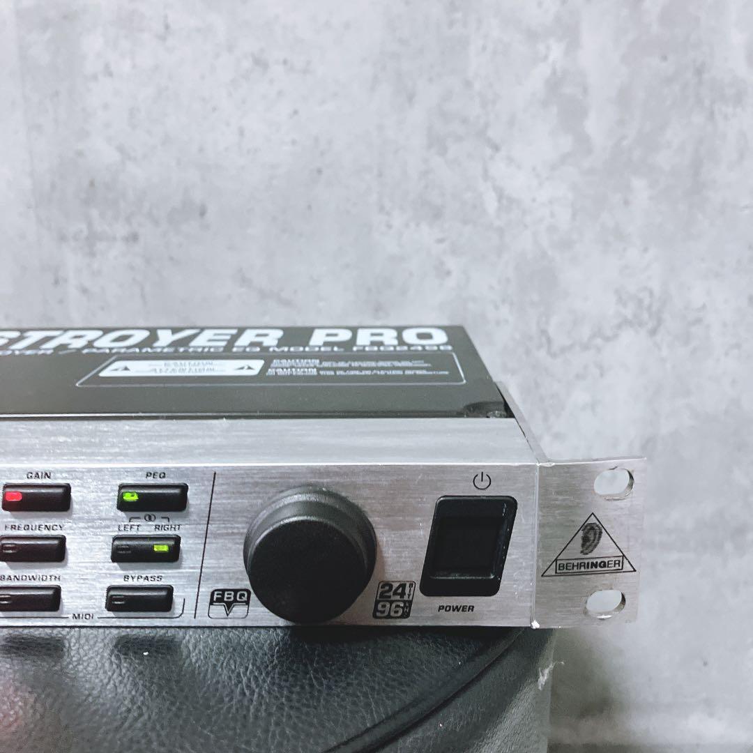 【希少】ベリンガー ハウリングプロセッサー　fbq2496 イコライザー