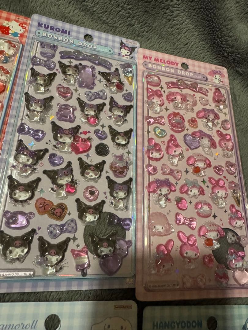 【確実正規品！！】レア2弾サンリオボンボンドロップシール 8セット