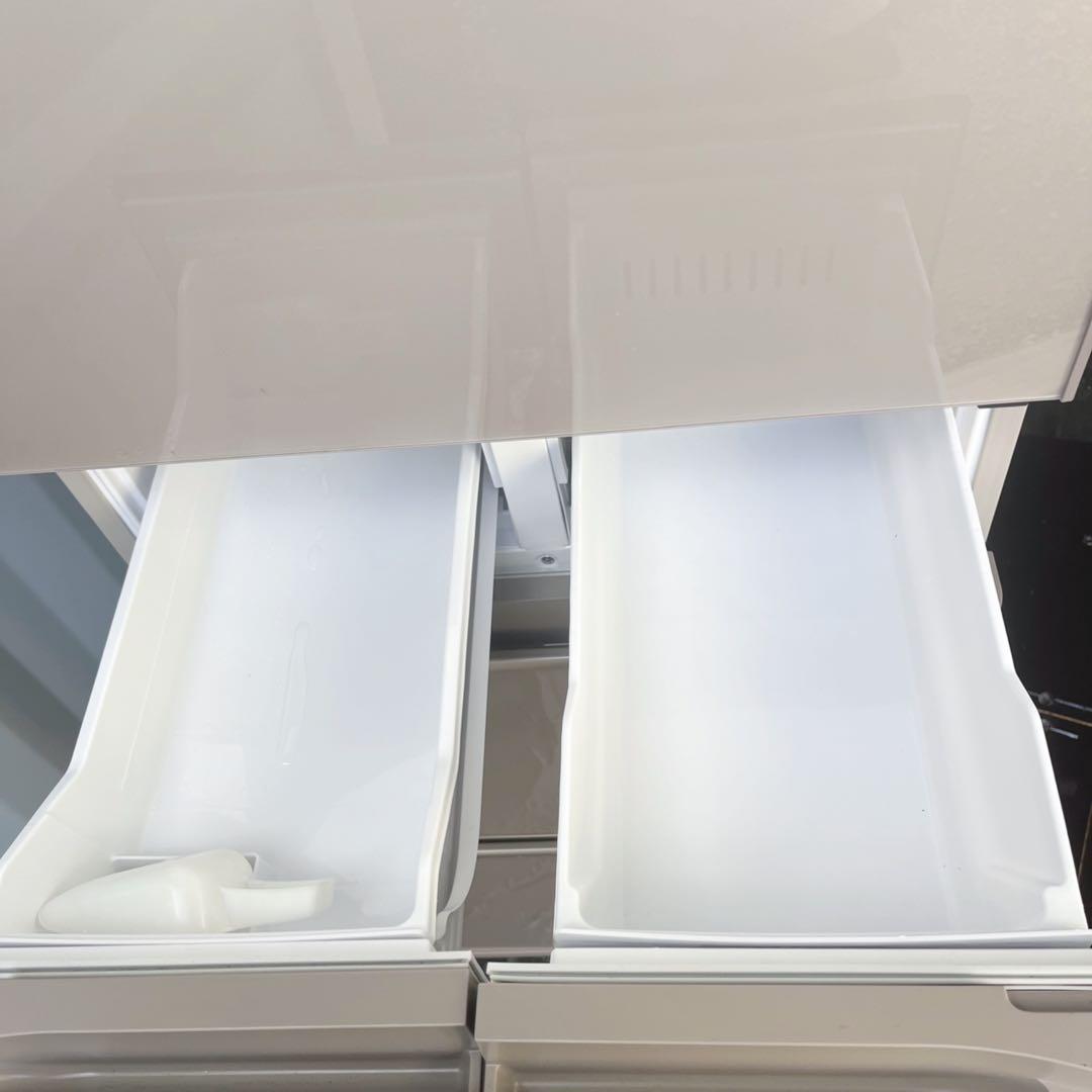 取付無料！高性能日立まるごとチルド搭載 クリスタルシャンパン5ドア冷蔵庫！洗濯機