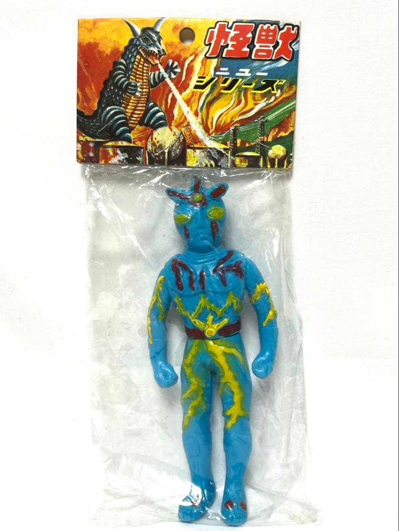 未開封！イナズマン ソフビ パチ 無版権（ポピー バンダイ ブルマァク 当時物