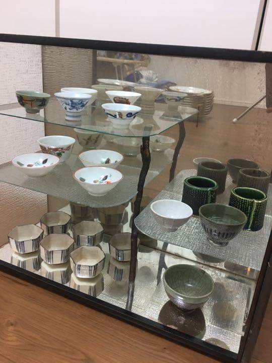 ■合計20点＋ケース付き■時代・染付・色絵・猪口・ぐい呑・盃