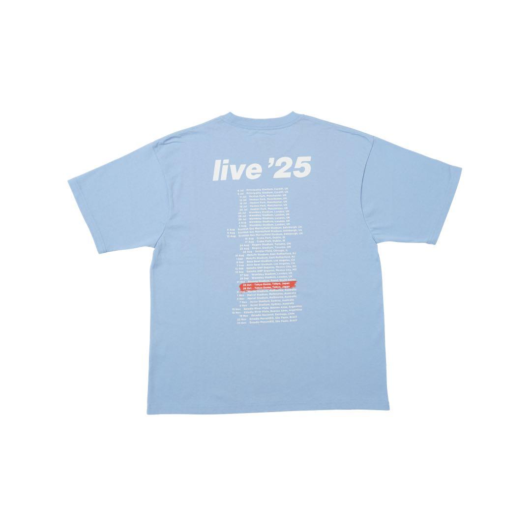 【日本限定】 オアシスライブTシャツ 2025 水色・Mサイズ 美品