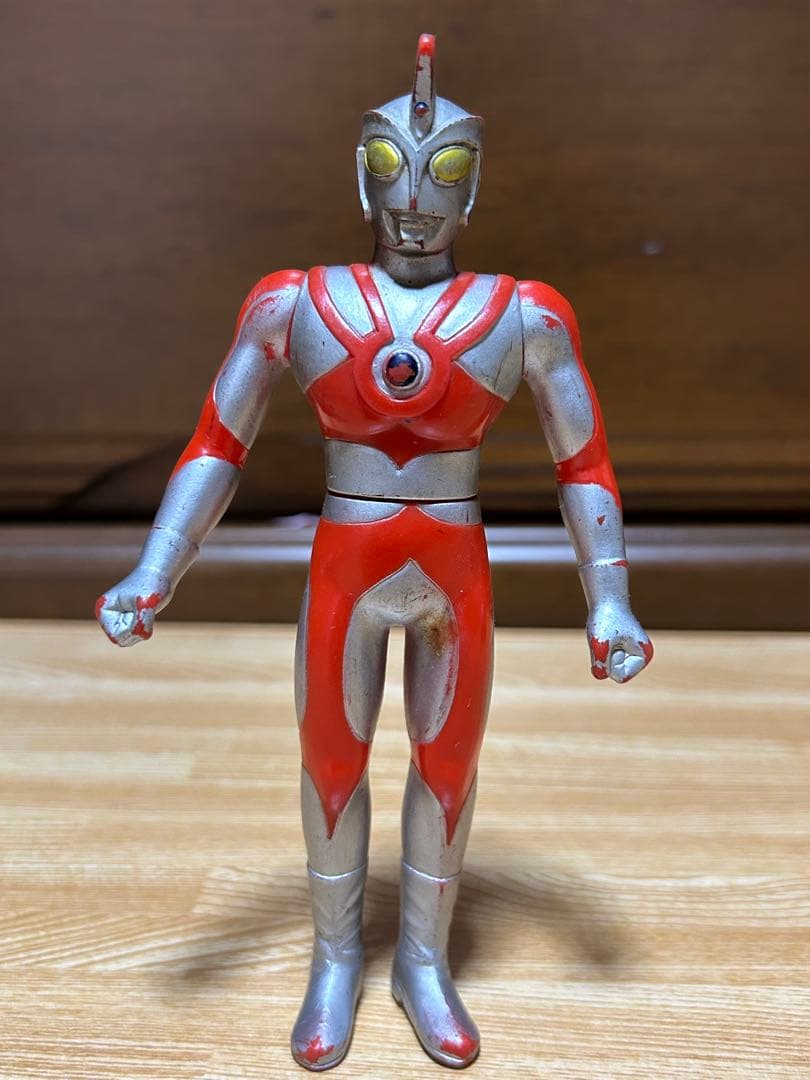 ★昭和レトロ★40年前当時物★バンダイ日本製　ウルトラマンエースソフビ　円谷プロ