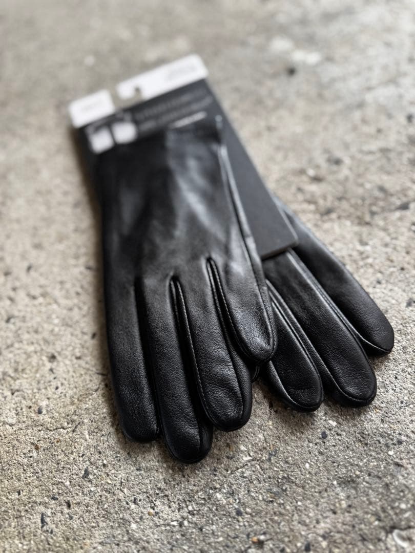 希少 Tough Gloves 革手袋 レザーグローブ 警察官 黒 レザー手袋