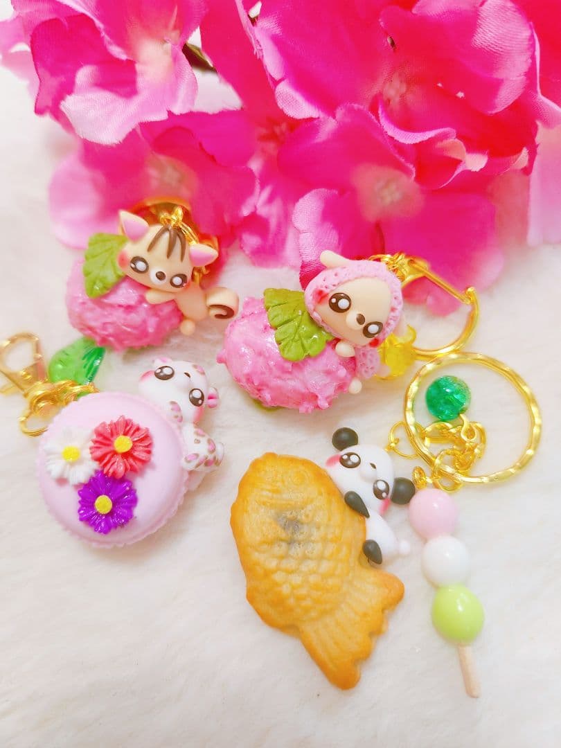 いちごページ②　フェイクスイーツ　樹脂粘土　スイーツデコ