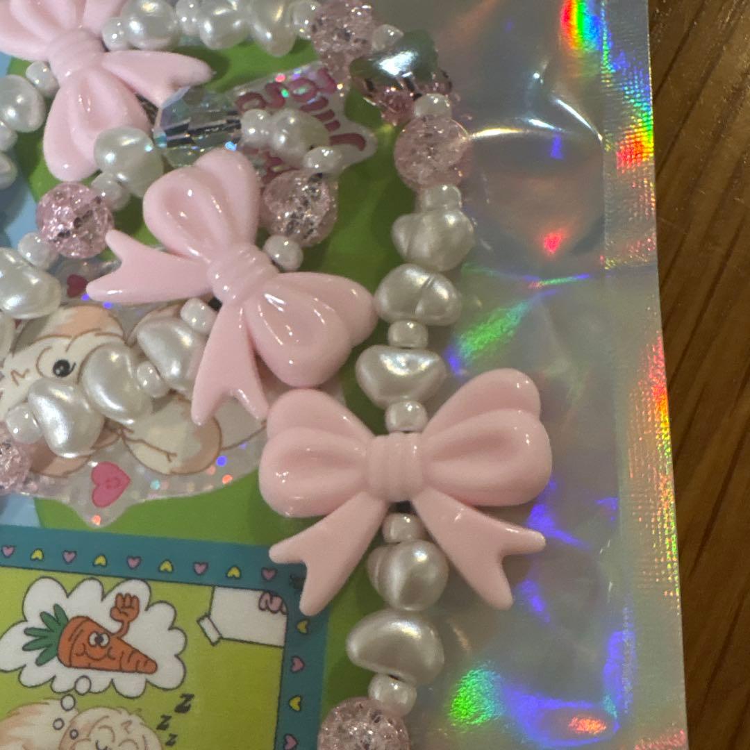 【正規品】String Ting ストリングティング　ストラップ　ピンク　リボン