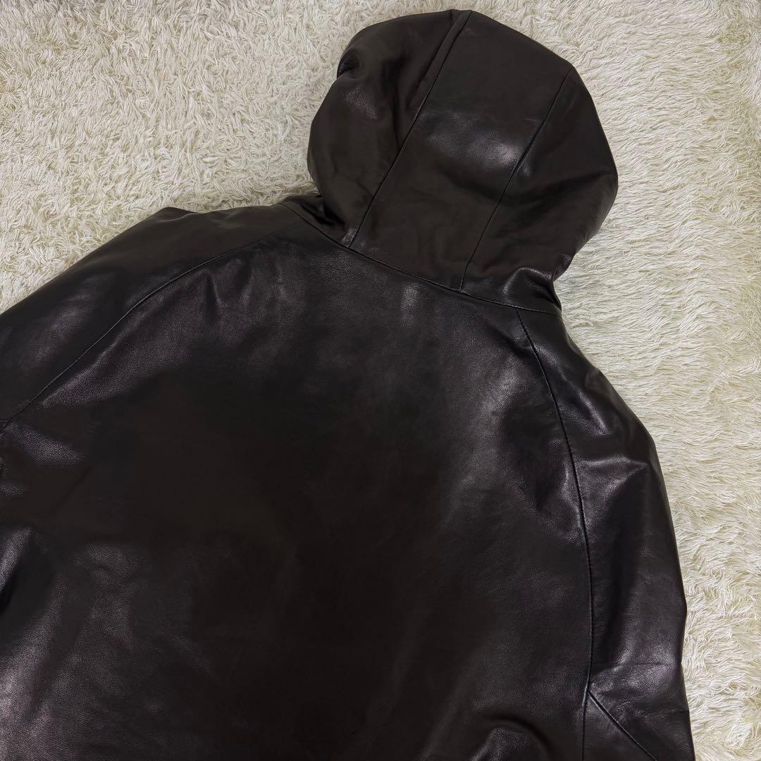 ジャケット・アウター 24SS ssstein Leather Hooded Short Jacket