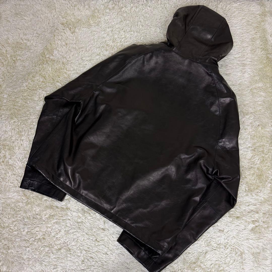 ジャケット・アウター 24SS ssstein Leather Hooded Short Jacket