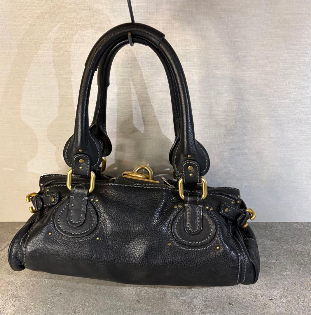 【美品】【即日発送手続】Chloé パディントン ハンドバッグ黒　クロエ