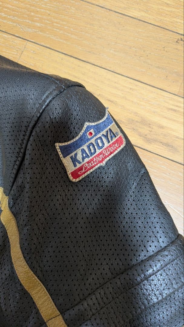 カドヤのパンチングレザージャケット Lサイズ