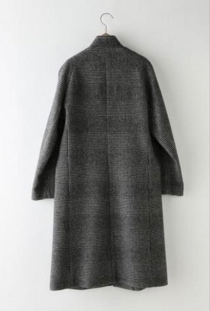 極美品⭐︎スティーブンアラン　グレンチェック　チェスターコート　定価52800