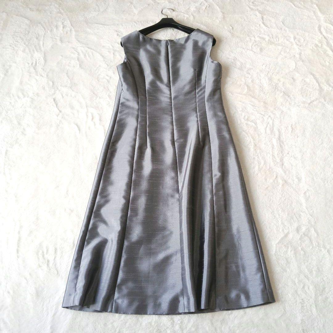 IGIN ZIBELINE　マザーズドレス　11号　ビーズ刺繍　シャンタン素材