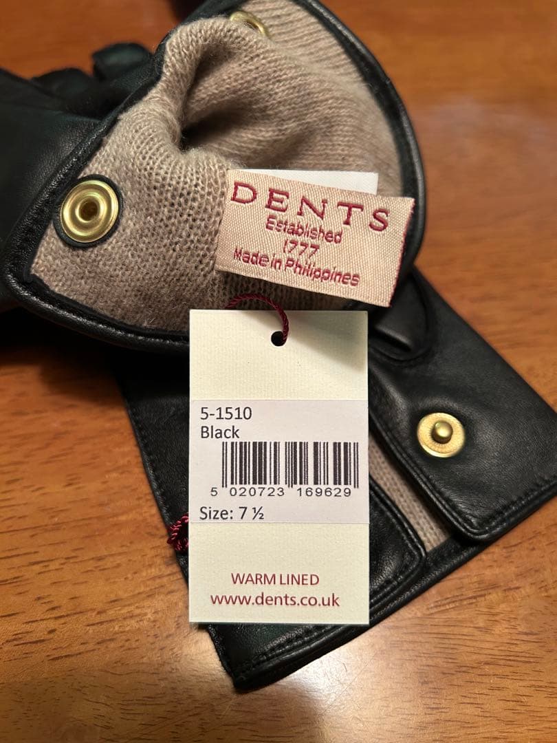 DENTS MENDIP 5-1510 サイズ7 1/2 ブラック