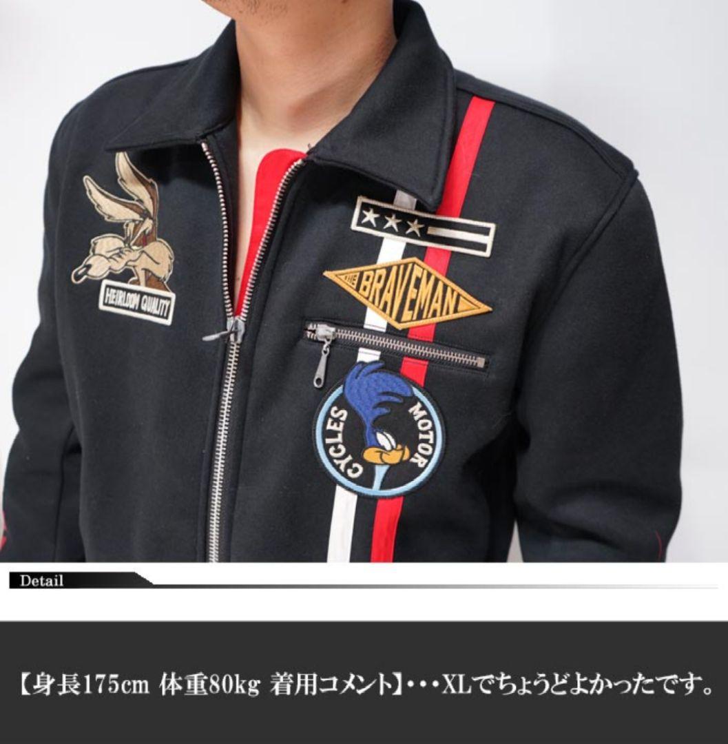 【美品】THE BRAVEMAN ブレイブマン×ルーニー テューンズ ライダース