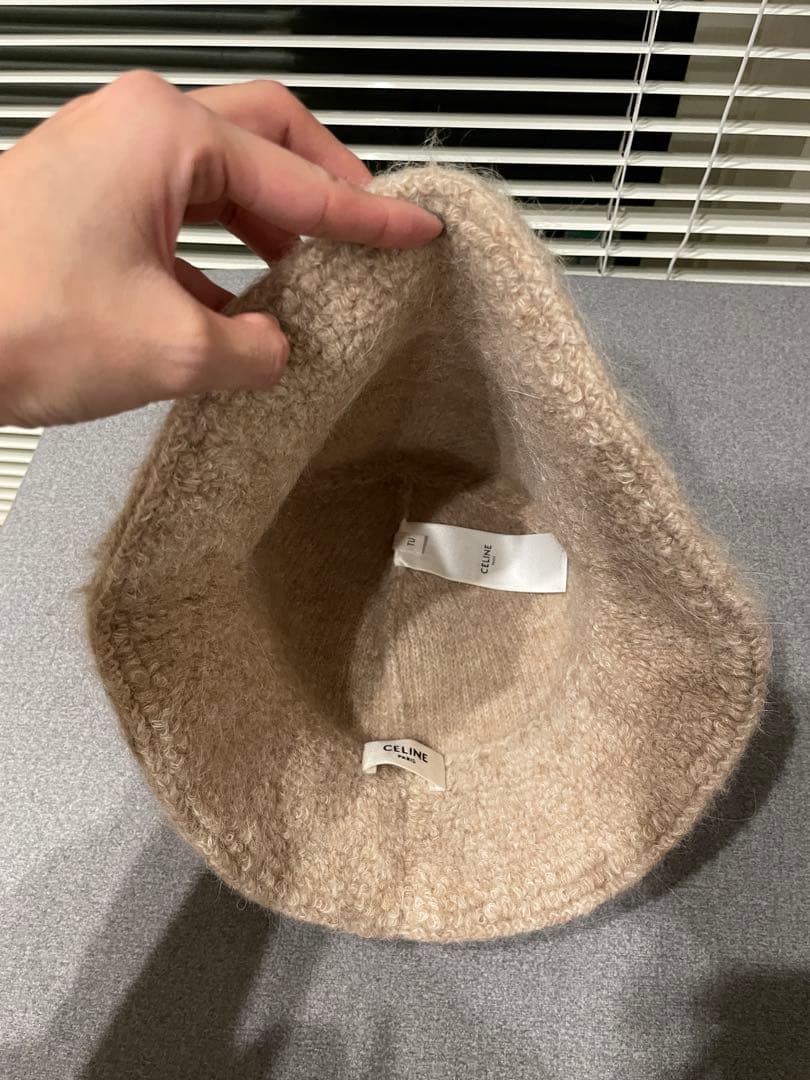 セリーヌ バケットハット トリオンフ アルパカ サイズCELINE 帽子