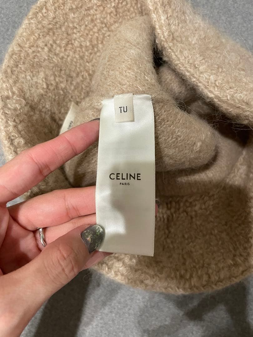 セリーヌ バケットハット トリオンフ アルパカ サイズCELINE 帽子