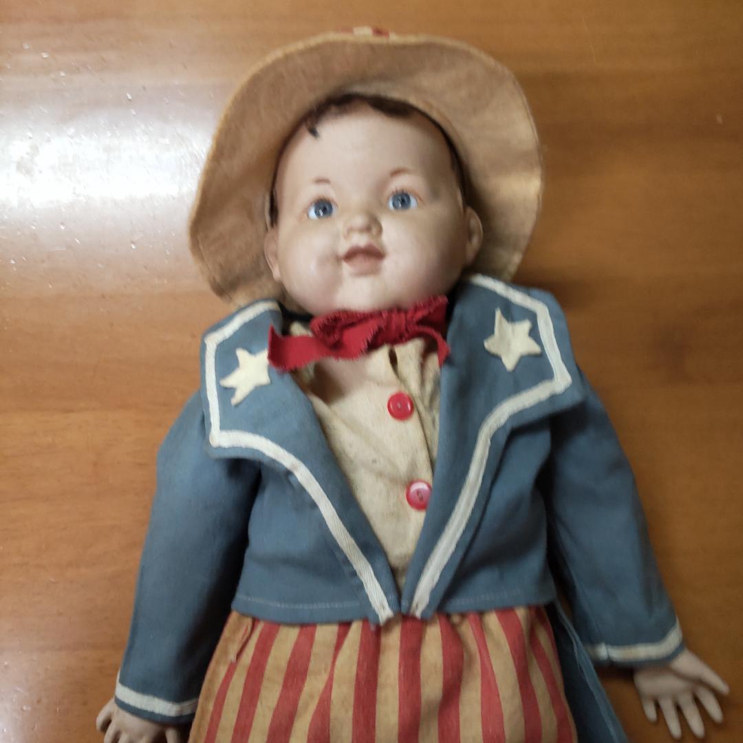 アンティークドールコンポジションリプロ　人形