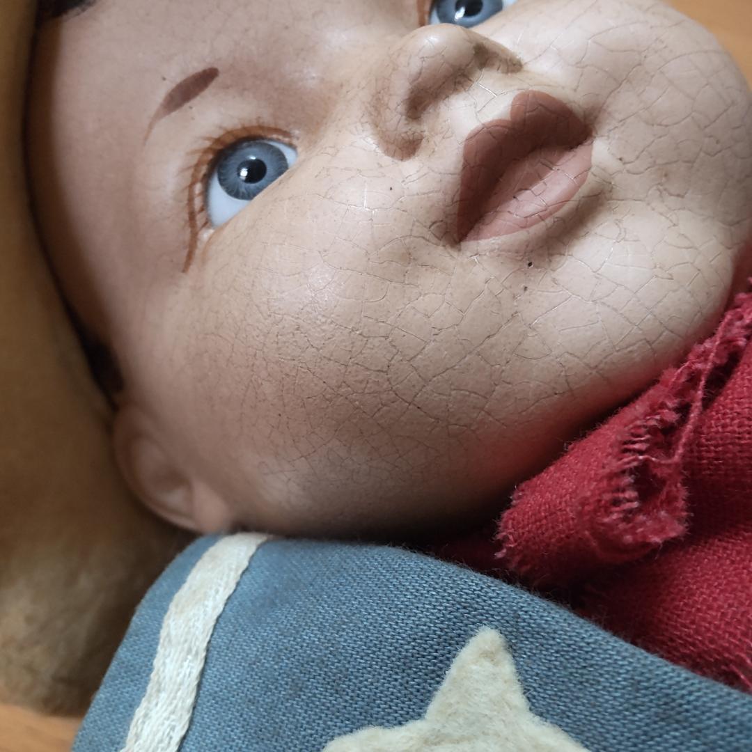 アンティークドールコンポジションリプロ　人形