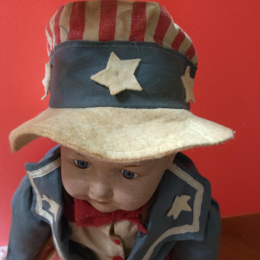 アンティークドールコンポジションリプロ　人形